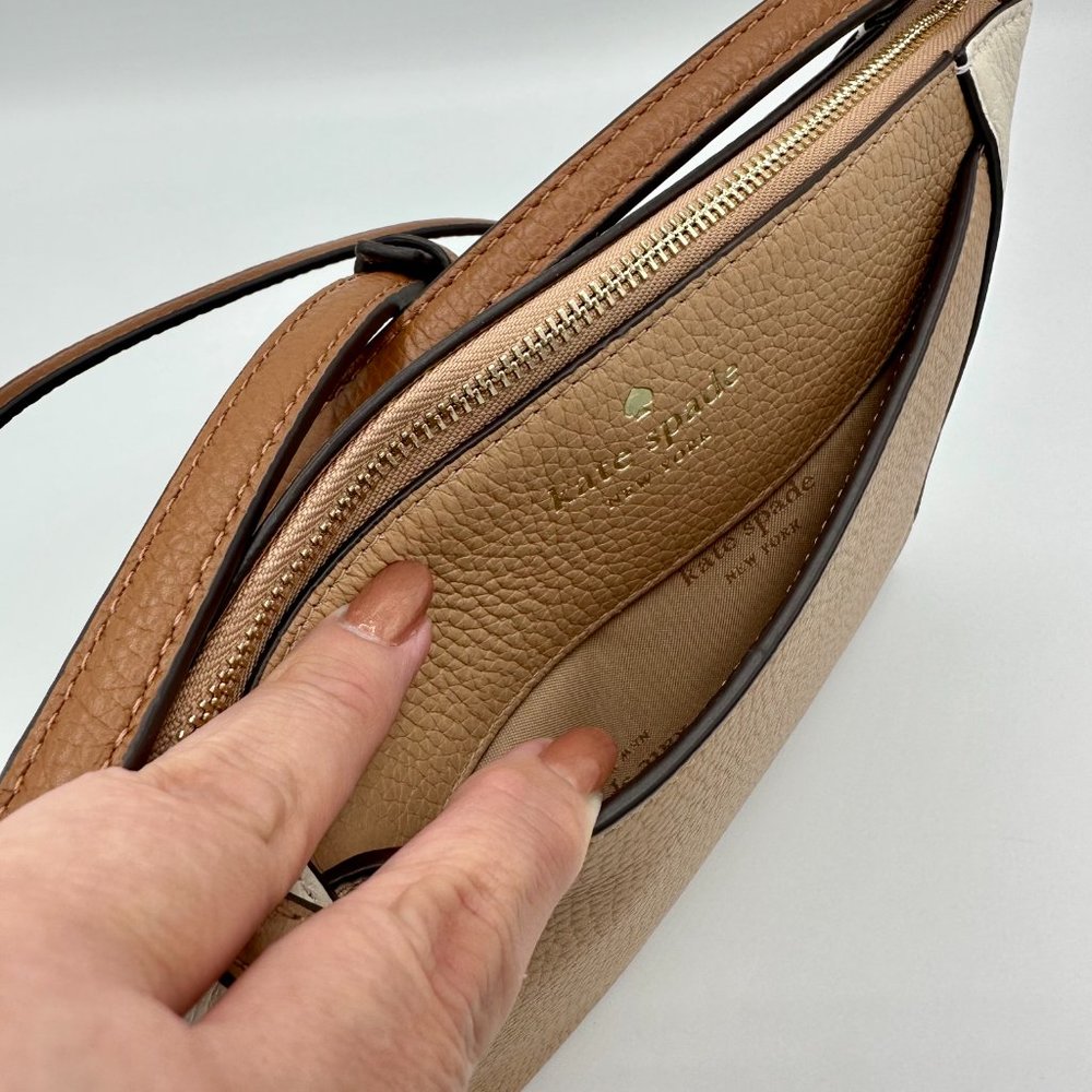 NWT Kate Spade Monica Crossbody - Light Fawn Multi - Picture 10 of 15